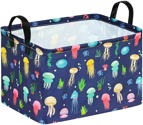 Kid Storage Basket Gift Shelf Basket Toy Storage Bin, Nursery Basket Organizer by KUNRO