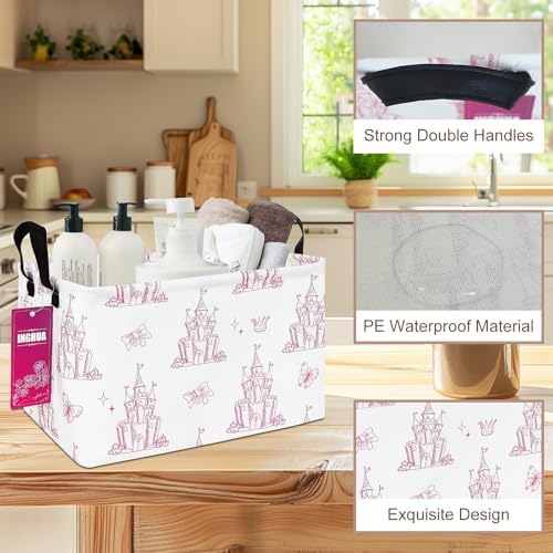 Rectangular Castle Storage Basket - Image 5
