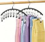 Volnamal Legging Organizer for Closet, 2 Pack Metal Yoga Pants Hangers w/10 by Volnamal