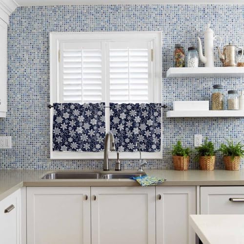 Vandarllin Christmas Kitchen Curtains and Valances Set - Image 5