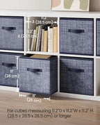 SONGMICS Storage Cubes, 11-Inch Foldable Closet Organizers - Image 3