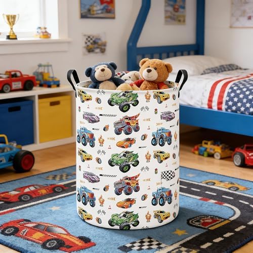 Monster Truck Laundry Hamper Storage Basket - Image 3