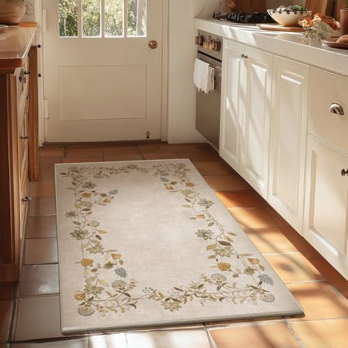 3x5 Washable Entryway Area Rug: Small Throw Rugs - Image 5
