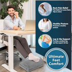 ComfiLife Foot Rest for Under Desk at Work – Adjustable Desk FootRest for - Image 4