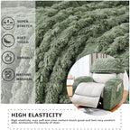 Recliner Chair Covers 4-Pieces Recliner Slipcovers Lazy Boy Chair Covers - Image 2