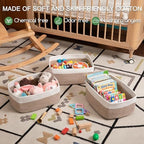 OIASKET Storage Baskets for Organizing 3 Pack, Woven Baskets for Shelves - Image 3