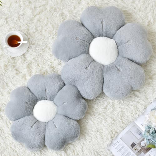 Flower Pillow, Cute Daisy Decorative Throw Pillows, 19.6 Inches - Image 2