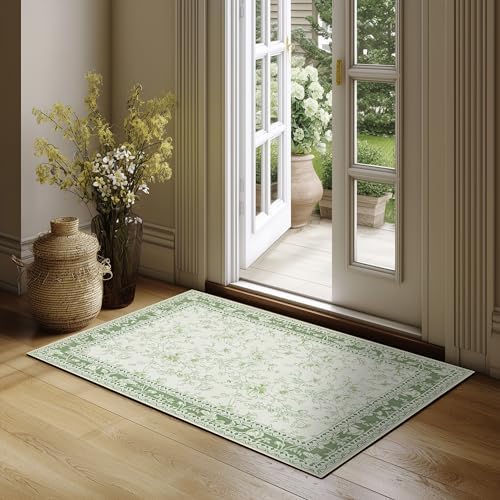 Small Green Rugs 2x3 Sage Green Kitchen by BILEEHOME