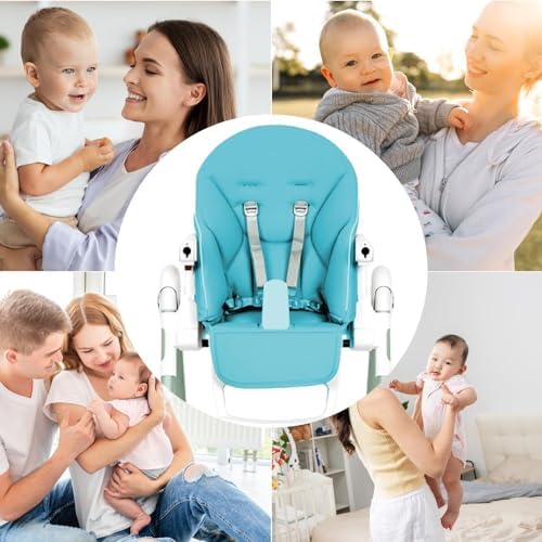 Baby High Chair Cover, PU Leather, Soft Padding, Highchair Seat Cushion - Image 5