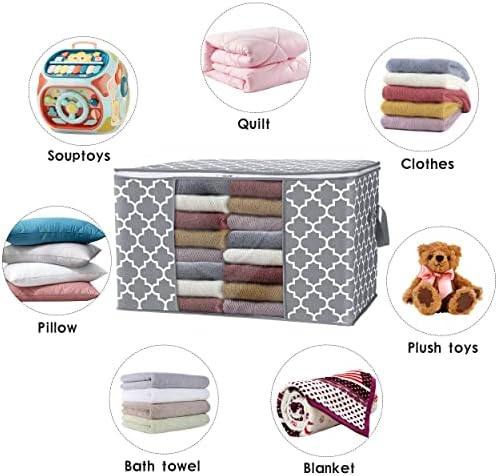 Storage Bags 100L 2Pack Clothes Organization and Storage Containers - Image 5