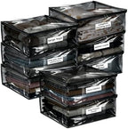 Plastic Storage Bags with Easy-Glide Zipper, Durable Clear Vinyl Zippered by Kikerike