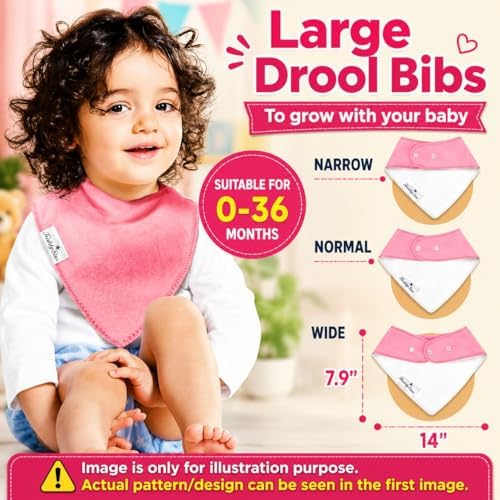 KiddyStar Premium Organic Cotton Bibs - Image 4