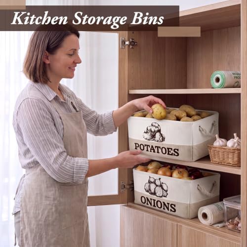 Marsui 2 Pcs Potato and Onion Storage Baskets - Image 6