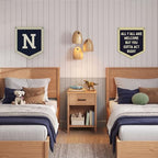 Lacama Toddler Boys Room Decor Name Pennant Flag Personalized Baby Gifts - Image 3