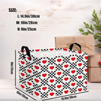 Valentine's Day Basket for Gifts Empty Cute Heart Large Gift Basket Decorative - Image 3