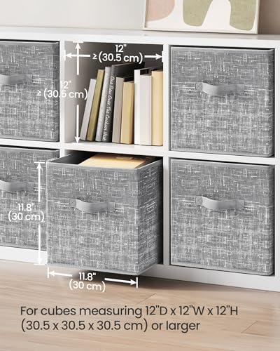 SONGMICS Storage Cubes, 13-Inch Foldable Closet Organizers - Image 3
