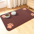 Dog Cat Food Mat, Absorbent Pet Feeding Mat by Unknown