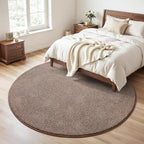 Keeko Round Area Rug 5ft for Living Room Bedroom, Soft Washable Circle Rug - Image 5