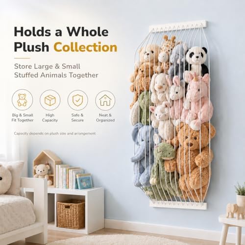 Stuffed Animal Storage Wood Soft Toy Storage - Image 5