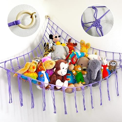 ABBY BABY Large Stuffed Animal Hammock Corner by AbbyBaby