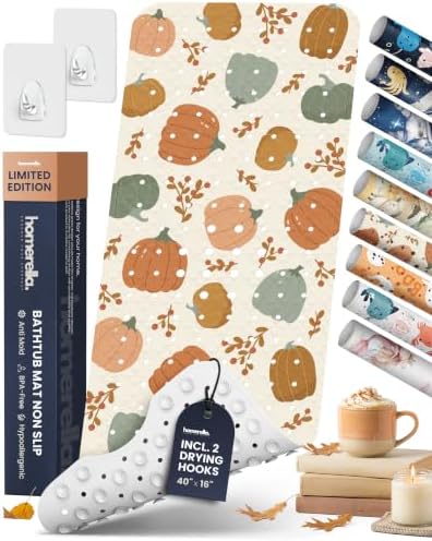 homerella Cozy Fall Non-Slip & Anti-Mold Bathtub Mat by Homerella