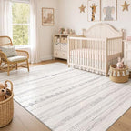 Nakagishi Boho 11x15 Area Rug Living Room Rugs Machine Washable Grey - Image 7