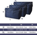 Vercord Expandable Nylon Handbag Purse Organizer Insert Liner Shaper Bag in Bag - Image 2