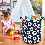 FXOLCSHE Laundry Hamper, Football Soccer Basket Kids Storage Basket, Kids Gift - Image 3