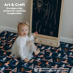 55"x55"Jumbo Thick 4-Layer Baby Splat Mat - Image 4