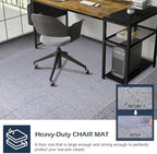 Chair Mat for Carpet, SALLOUS 46" x 60" Office Chair Mat for Carpeted Floors - Image 5