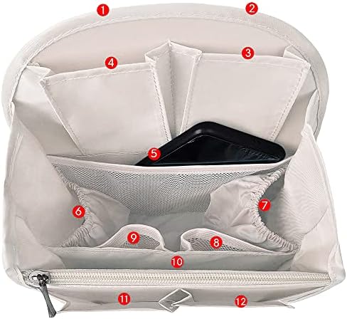 Vercord Backpack Organizer Insert Liner Hanging Travel Bag in Bag - Image 4