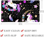 Bathtub Mat Non Slip 26.8x15.1 Inch, Feathers Horse Shower Mat - Image 4