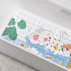 AmazerBath Baby Bath Mat Non Slip, Cartoon Kids Bath Mat - Image 2