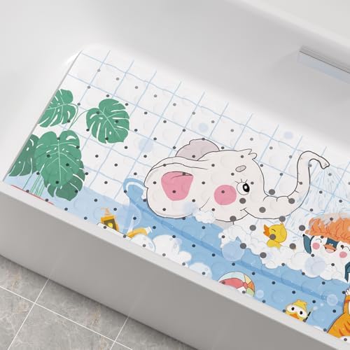 AmazerBath Baby Bath Mat Non Slip, Cartoon Kids Bath Mat - Image 2