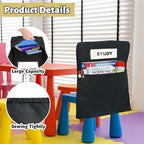 24 Pack Chair Pockets for Classrooms, 16 x 19 inch Pocket Chart Back of Chair - Image 5