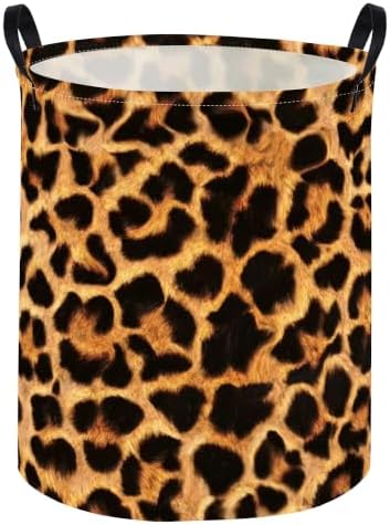 Kids Laundry Basket Leopard print Hamper by DDBASKET