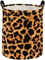 Kids Laundry Basket Leopard print Hamper by DDBASKET