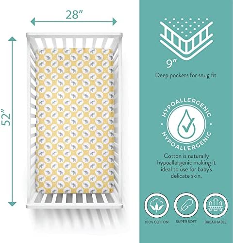 Featherhead™ 2-Pack Fitted Crib Sheets - Image 2
