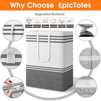 4 Pack Large Laundry Baskets, Laundry Hampers, Freestanding Waterproof - Image 4