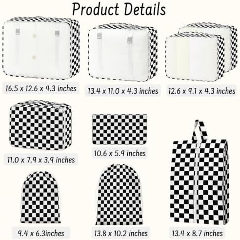 9 Set Packing Cubes for Travel Essentials - Image 2