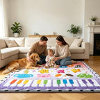 RONGFA Baby Play Mat for Floor, Playpen Mat for Toddlers Infant Kids, Machine - Image 7