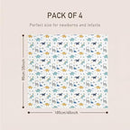 GLLQUEN BABY Muslin Swaddle Blankets 4Pk Receiving Blanket Large 35" x 40" - Image 6