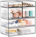 Yieach Clear Stackable Storage Drawers by Yieach