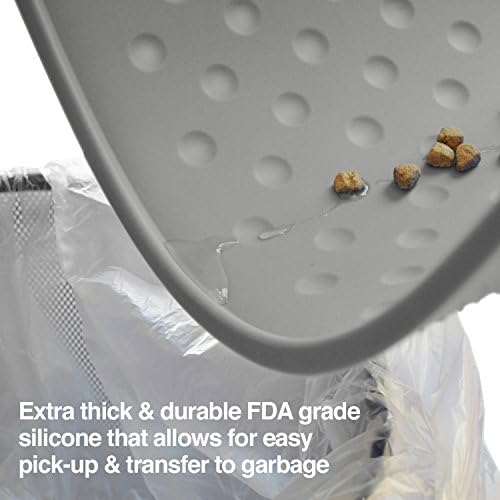 PetFusion Toughgrip Large Plus Dog Food Mat. Waterproof, Extra Tough FDA Grade - Image 5