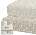 Sorrel + Fern Baby Crib Sheets Neutral, Fitted 2-Pack by SorrelFern