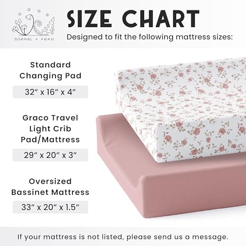 Sorrel + Fern Baby Changing Pad Cover 2-Pack - Image 2