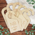 Wooden Double-Sided Baby Closet Dividers by Unknown