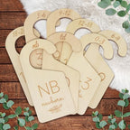 Wooden Double-Sided Baby Closet Dividers by Unknown