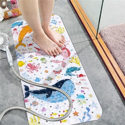 Topotdor Kids Bathtub Mat Non Slip, Tub Mat - Image 6