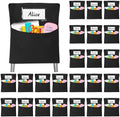 24 Pack Chair Pockets for Classrooms, 18 x 20 Inch Seat Sacks by CutChaosKeepCreating